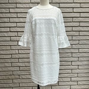 Ryan Michelle Lace Dress White Size M